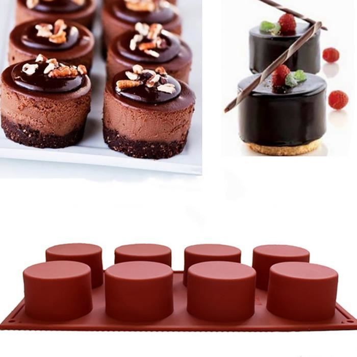 Moule A Gateau Moule A Savon Rond Moule A Biscuits En Silicone Souple Moule A Chocolat A Bonbons Aj584 Cdiscount Maison