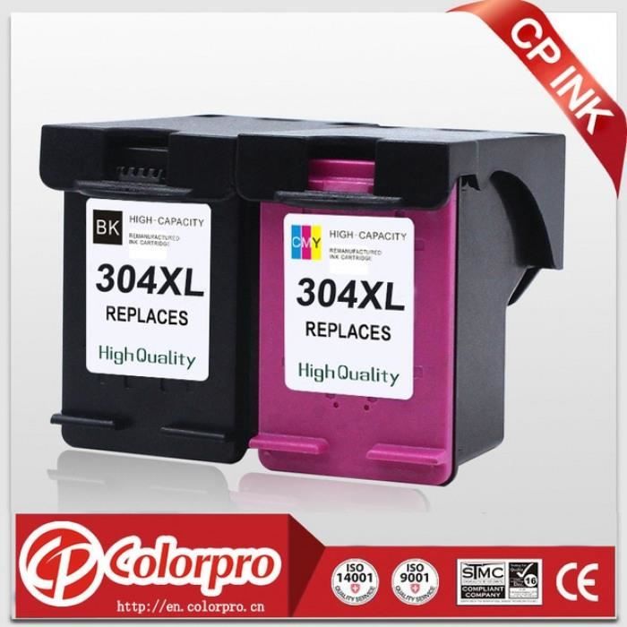 Pack 2 cartouches d'encre N° 304 XL Noir et Couleur Grande Capacité pour  imprimante HP DESKJET 3752 - Cdiscount Informatique