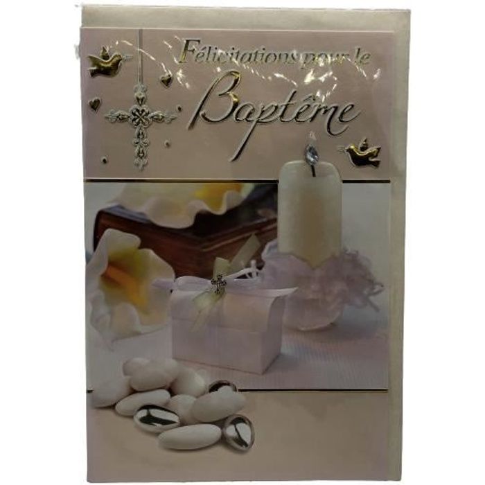 Carte De Bapteme Cdiscount