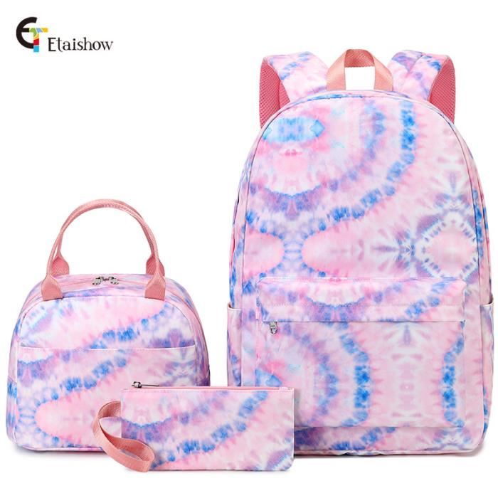 Lot De 3 Sac à Dos Kpop Demon Hunters Cartable Scolaire Avec