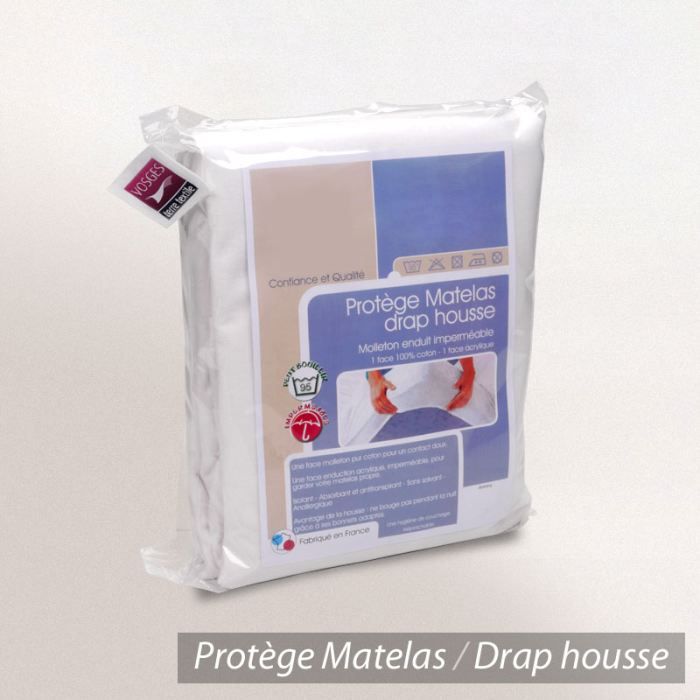 Protège matelas imperméable 70x190cm ANTONYB.30cm