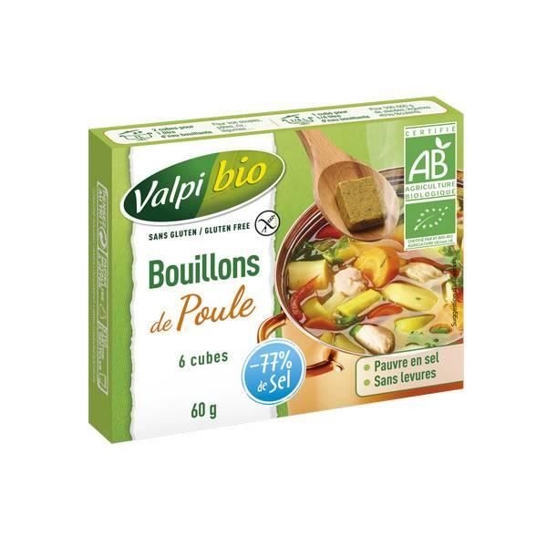 Valpibio Bouillon De Poule Cube Bio 60G Unité Cdiscount Au