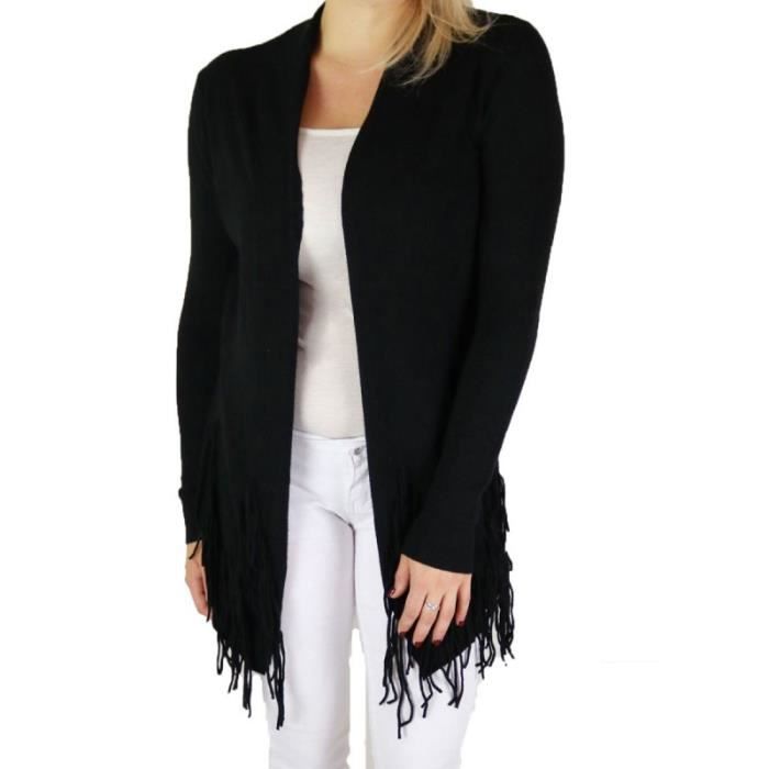 Gilet frange femme deals