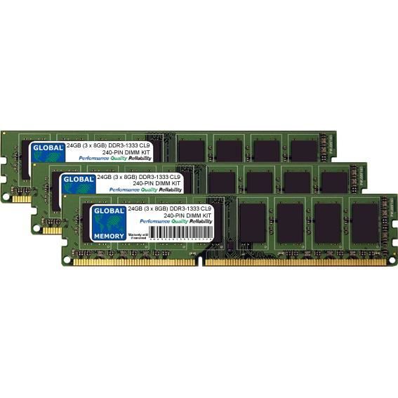 Barrette De RAM CRUCIAL DDR3 8 Go 1333 MHz PC3-10600 - DIMM 240 Broches, Non ECC, Pour PC De Bureau, Neuve