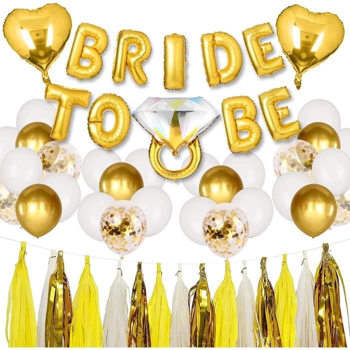 Décoration Evjf, Kit De Ballon Bride To Be Décoration Enterrement De