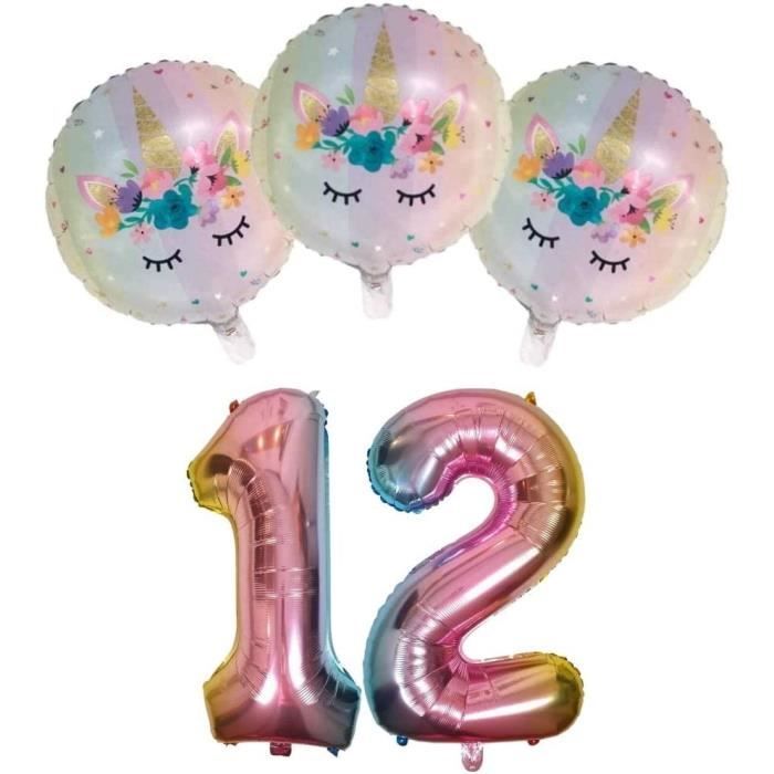 Decoration Anniversaire Licorne Fille, Ballons Licorne Décoration