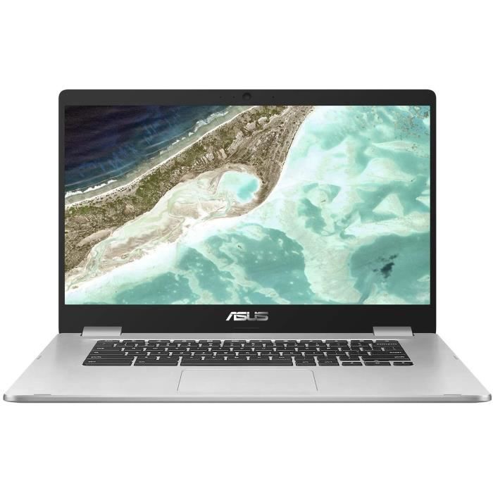 Top achat PC Portable ASUS Chromebook C523NAA20071 PC Portable Tactile 15,6'' FHD (Celeron N3350, RAM 8Go, 64Go EMMC, Chrome OS) Clavier AZERTY Français pas cher