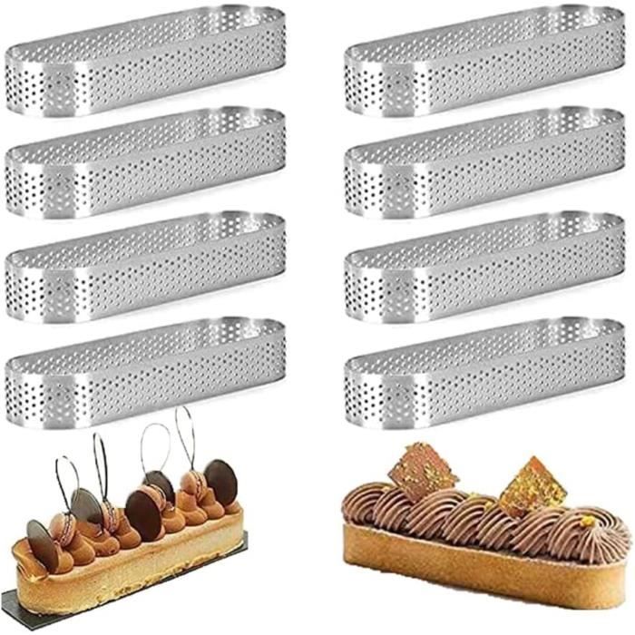 Moules à Tartelettes Ovales 12 Pièces Rtxbvg - Acier Inoxydable Pour Pâtisserie