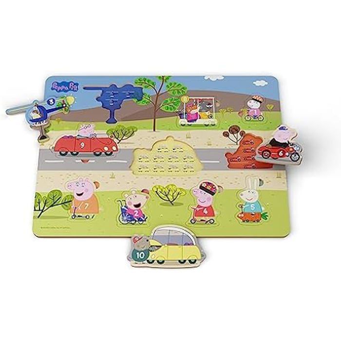 Peppa Pig Badebuch & Fingerpuppen Set – Interaktiv, Wasserdicht, Ab 12 Monaten
