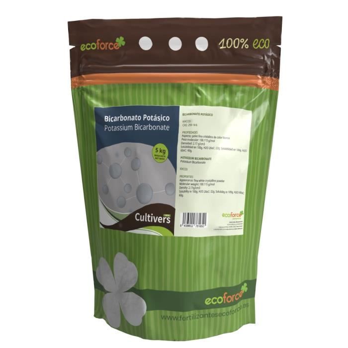 CULTIVERS Bicarbonate de potassium de 5 kg. Correcteur des carences de
