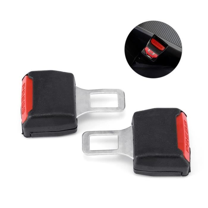 Clip universel pour ceinture de sécurité de voiture, 2 pièces, boucle de sécurité, verrouillage, prise épaiss