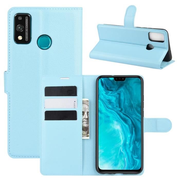 Étui Portefeuille Zanae GR5 (2017) / Honor 6X / Mate 9 Lite Bleu clair