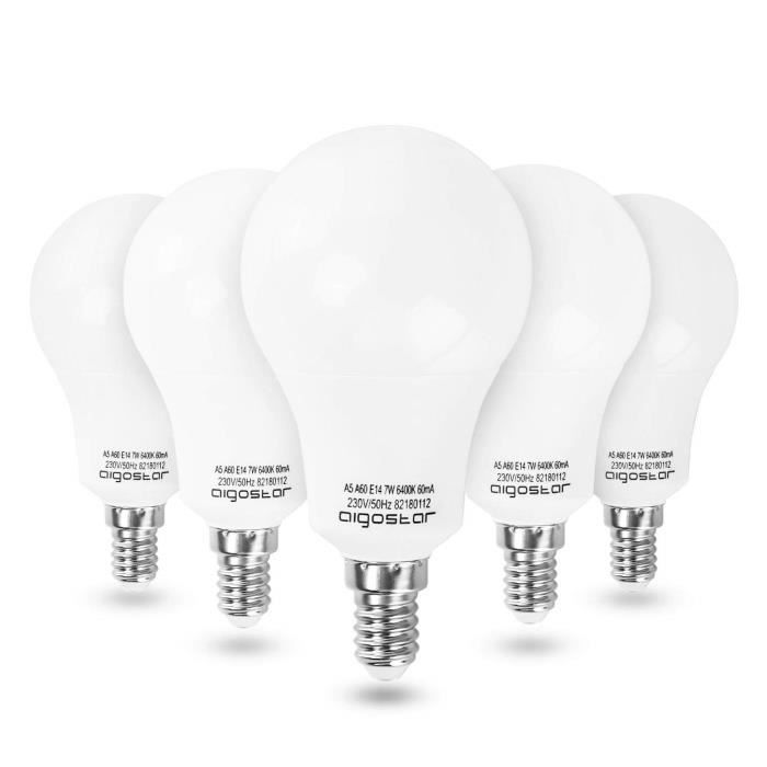 Ampoule Connectée Aigostar E14 - Alexa Google Home - Dimmable 2700K-6500K - 2 Pack