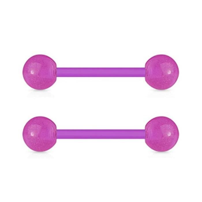 Incaton Anneaux De Mamelon Retainers Anneau De Langue Barbells Flexible