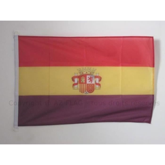 Drapeau Maritime Espagnol Espagne AZ FLAG 45x30cm - Drapeau Bateau Civil Espagnol - Polyester Marine Qualité Pavillon Nautique Drapeau Maritime Espagnol Espagne AZ FLAG 45x30cm - Drapeau Bateau Civil Espagnol - Polyester Marine Qualité Pavillon Nautique
