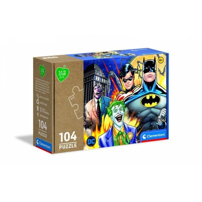 Puzzle Batman - Clementoni - 104 pièces - 6 ans et plus - Multicolore ...