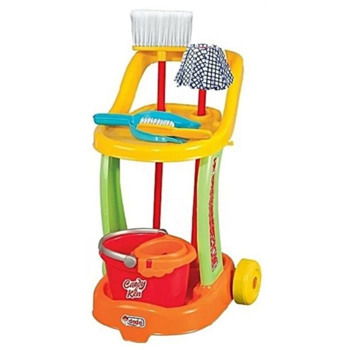 Jouet Chariot De Ménage avec Aspirateur Enfant Maison Nettoyage