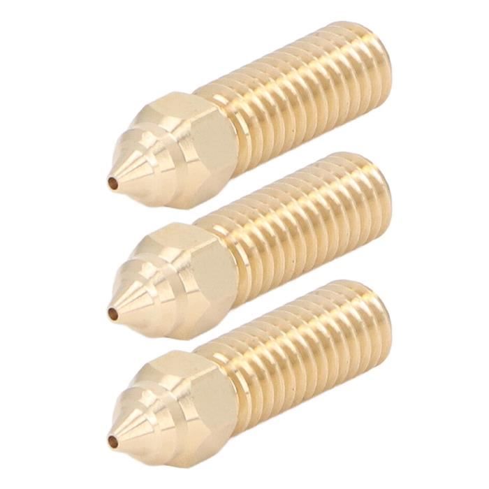 20 Pièces Buses Imprimante 3D Laiton E3D-V6 - Nozzles Tête D'Extrudeuse Pour Anycubic I3