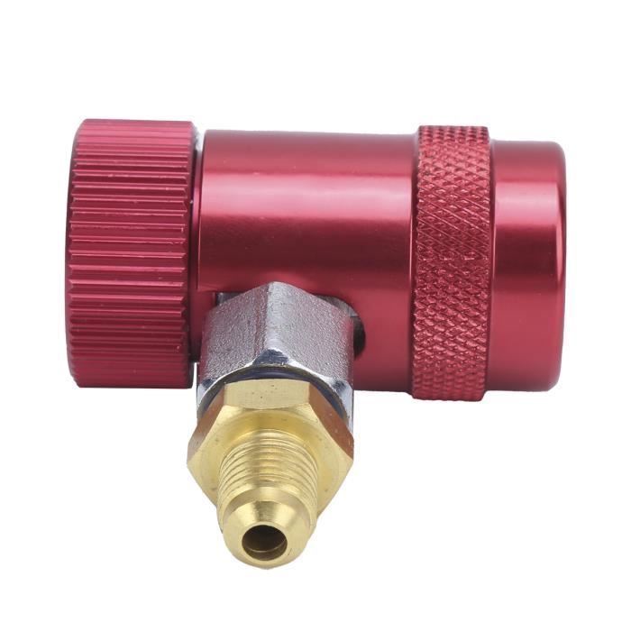 Coupleurs Rapides R134A Climatisation Auto – Adaptateurs Bas/Haut Avec Capuchons, Laiton Robuste Pour Recharge Et Diagnostic A/C