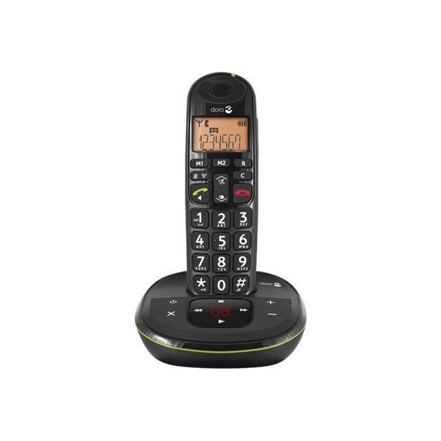 Téléphone sans fil DORO PhoneEasy 105wr avec répondeur et identification de lappelant
