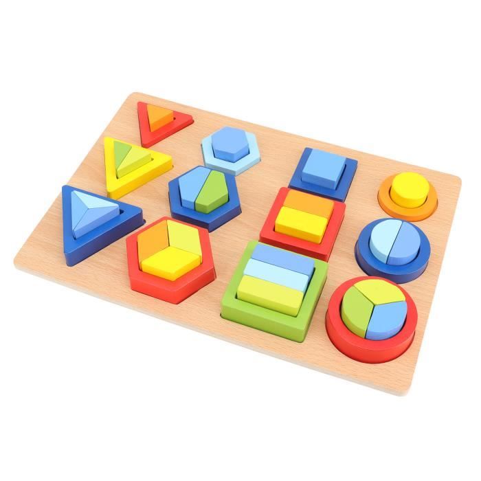 HOP - jouets Montessori Trieur de formes 2 en 1 bords plus lisses HOP - jouets Montessori Trieur de formes 2 en 1 bords plus lisses