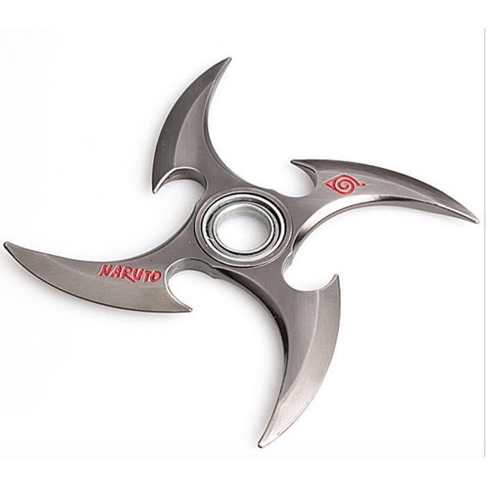 Naruto Cos Arme Naruto Sasuke Flechettes Asma Shuriken Rotatif Gris Cdiscount Jeux Jouets