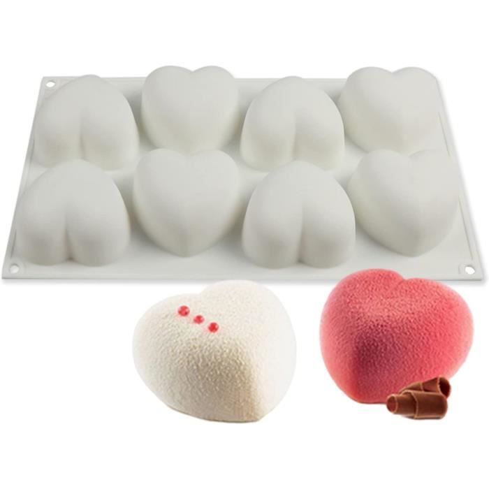 Moule Silicone 8 Barres Carrées – Idéal Gâteau Mousse, Chocolat, Savon, Bougie & Dessert DIY