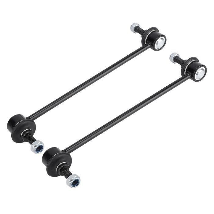BOROCO Paire Liens Barre Stabilisatrice Avant – Compatible Renault Clio / Kangoo 7700799404, Qualité Inox
