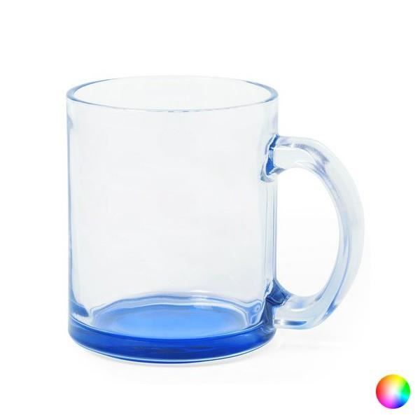 Mug Transparent Avec Fond Colore 350 Ml Bicolore Tasse Originale Couleur Rouge Achat Vente Bol