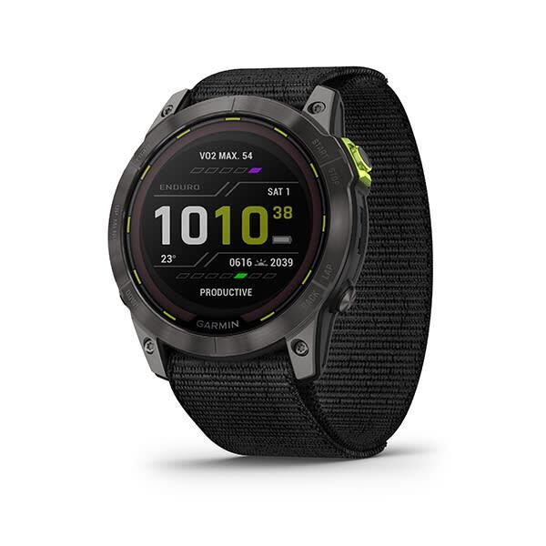 Garmin Unisex Enduro 2 Solar GPS Uhr Schwarz schiefergrau DLC Titan OneSize