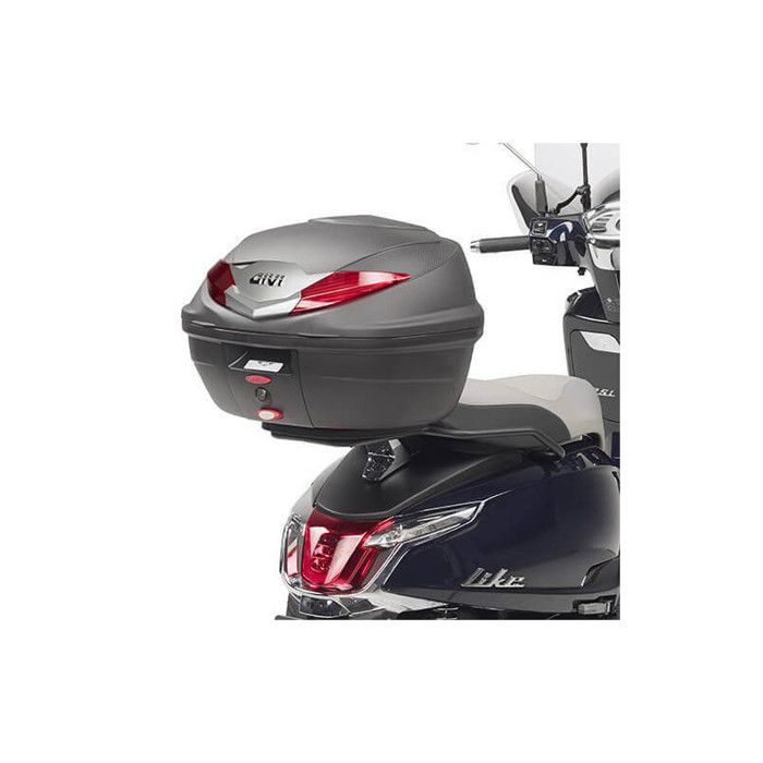 Givi Support Top Case Monokey/Monolock Pour Kymco Downtown 350 (2015) – Plaque Compatible KM5/KM7 Ou KM5M/KM6M – Charge Max 10 Kg / 3 Kg