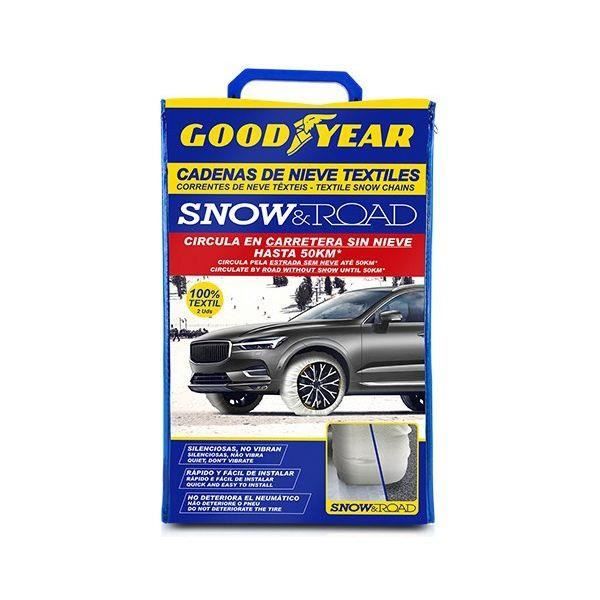 Chaines à neige pour voiture en X de marque Goodyear taille N° 4, 5 ou 6