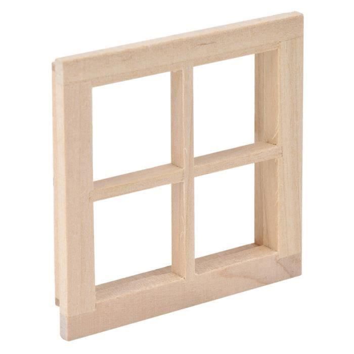Mini Escalier En Bois Non Peint 1/12 – Sans Accoudoir Pour Maison De Poupée & Diorama Escalier Miniature