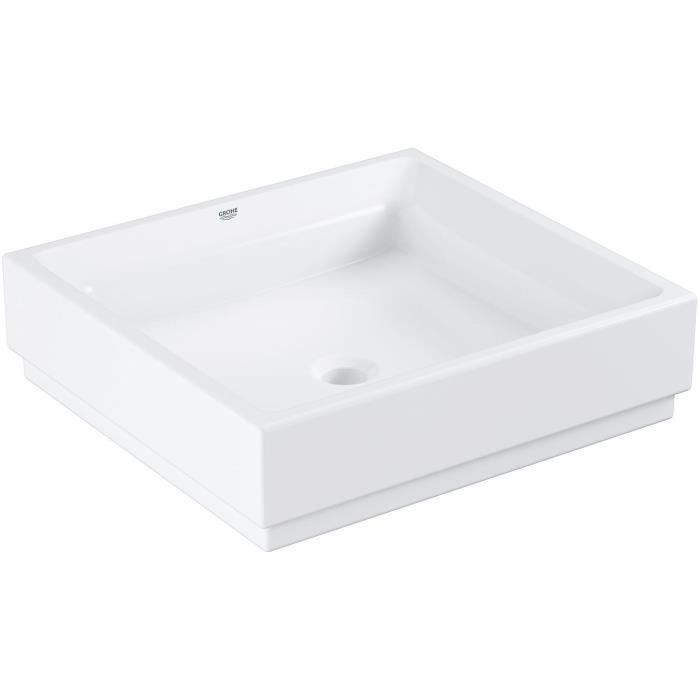 Grohe Cube Ceramic Vasque à poser 500 x 470 cm, blanc alpin (3948100H)