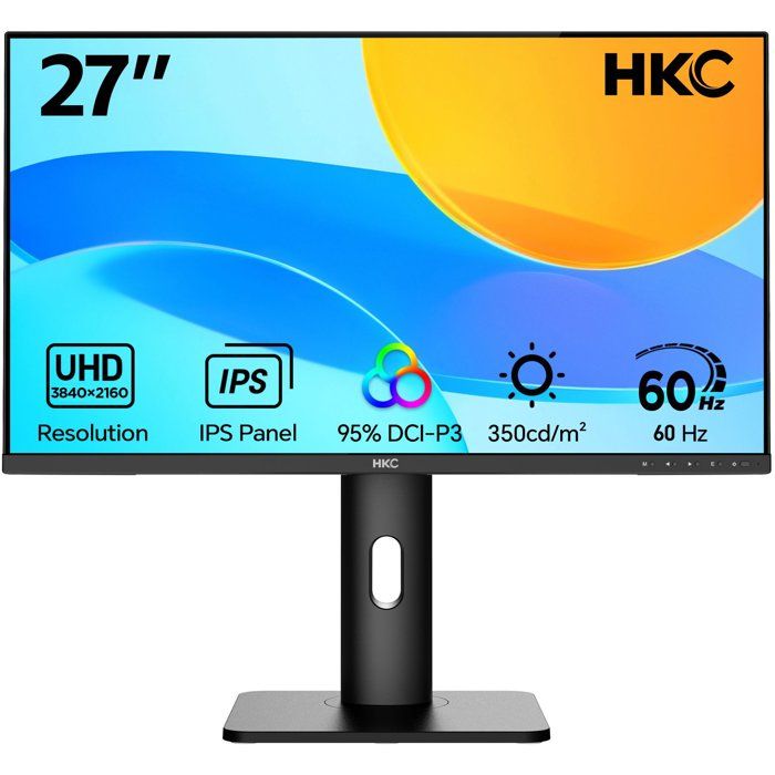 Écran PC HKC B2742A 27 pouces UHD Dalle IPS 60 Hz USB C