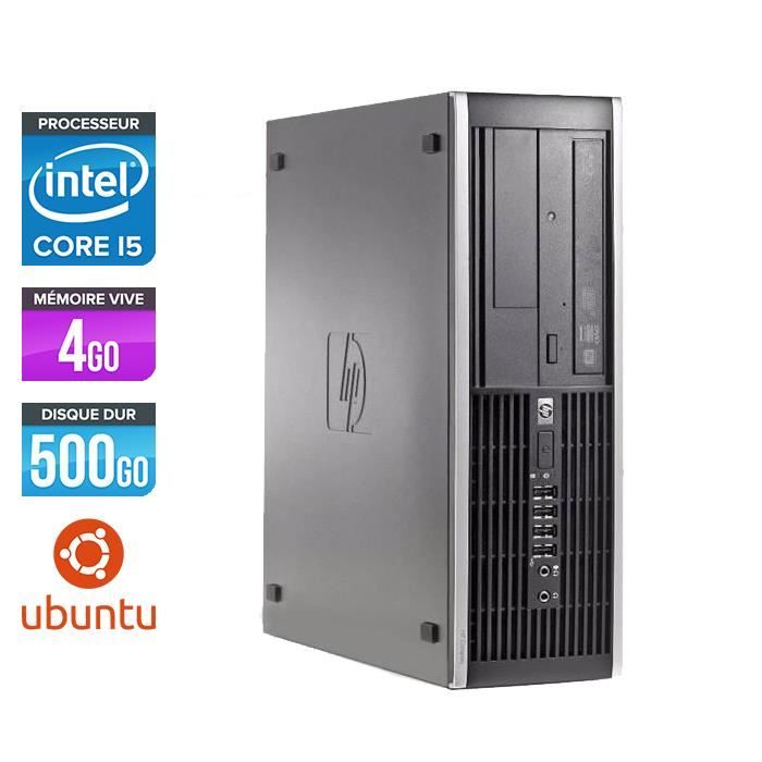 Pc de bureau HP Elite 8200 - Core i5 - 4Go - HDD 500 Go - Linux - Hewlett packard