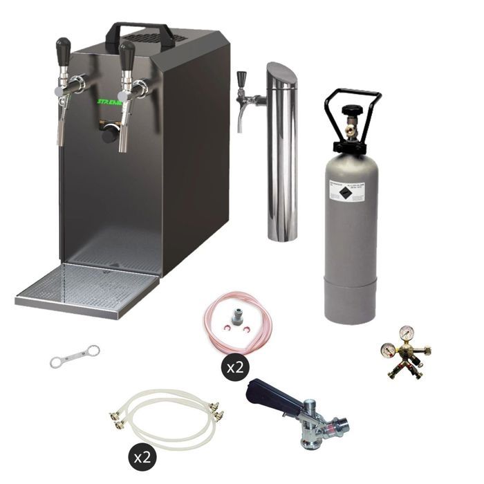 Réservoir De Nettoyage 10L Inox 3 Têtes – Pour Système Pression Bière – Brassage Maison & Bar