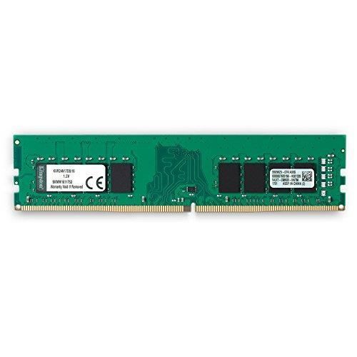 Achat Memoire PC Kingston ValueRAM DDR4 16Go, 2400MHz CL17 288-pin DIMM - KVR24N17D8/16 pas cher