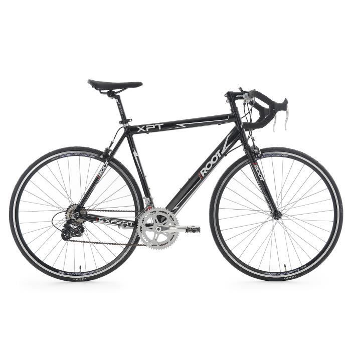 Velo de course alu 28 Expert noir TC 56 cm Cdiscount Sport