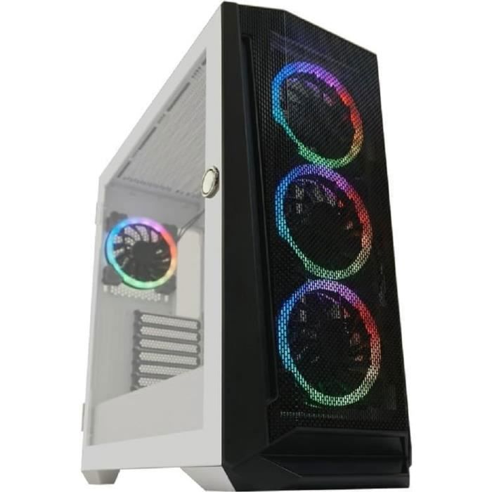 Boîtier Gaming LC Power 805BW Holo 1X RGB ATX