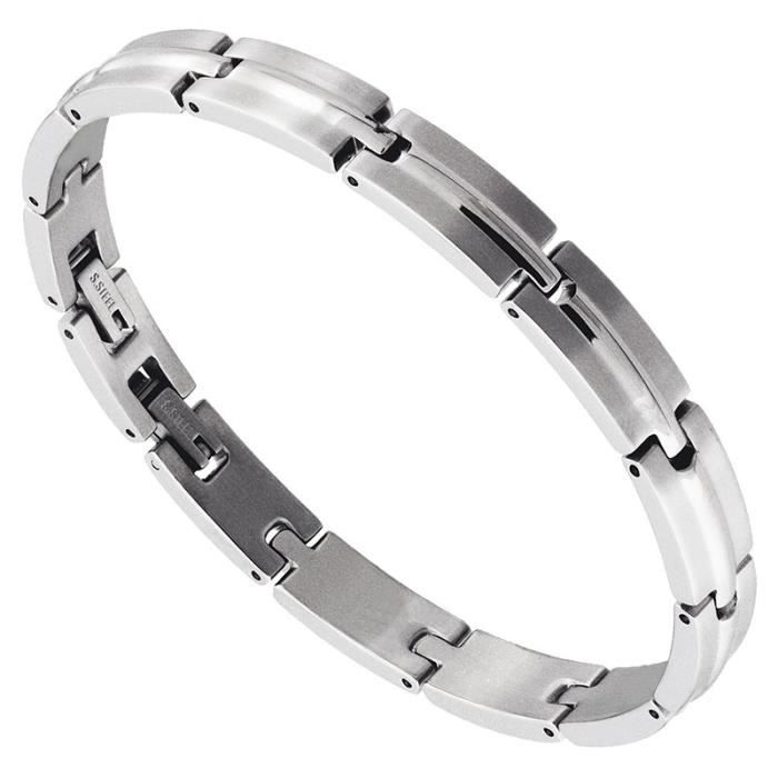 Bracelet - Lotus - LS1590-2/1 - Acier inoxydable - Argenté - 21.5 cm de longueur Bracelet - Lotus - LS1590-2/1 - Acier inoxydable - Argenté - 21.5 cm de longueur