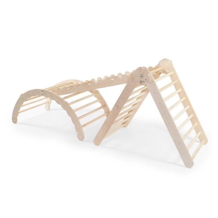 Parcours De Motricité MAMOI® Triangle Avec Toboggan Interieur, Mur Escalade Pour Enfant, Aire De Jeux Pour Bebe, Espalier En Bois, Rocker Arche à Partir De 1/2/3 An, Bascule Montessori Arche Montessori Bebe Parcours De Motricité MAMOI® Triangle Avec Toboggan Interieur, Mur Escalade Pour Enfant, Aire De Jeux Pour Bebe, Espalier En Bois, Rocker Arche à Partir De 1/2/3 An, Bascule Montessori Arche Montessori Bebe
