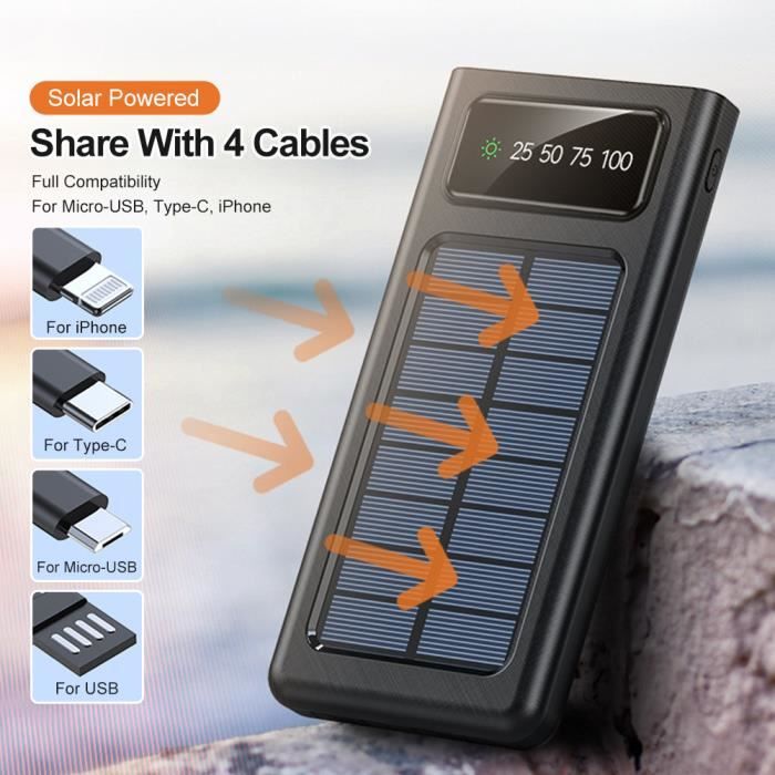 Batterie Externe Plate pour IPHONE 11 Pro Max Smartphone Tablette Chargeur  Universel Power Bank 6000mAh 2 Port USB (ARGENT) - Cdiscount Téléphonie