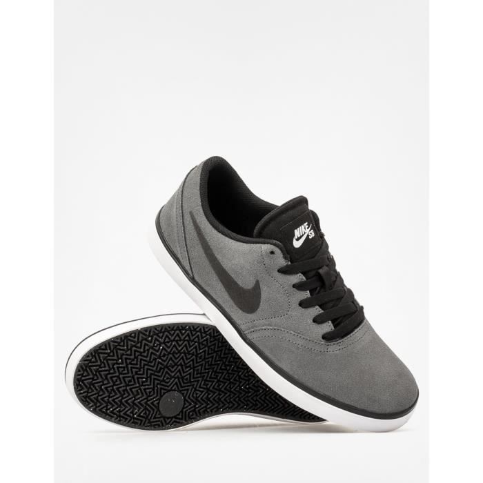 Baskets NIKE SB Check Grises _ 705265-011. Gris - Cdiscount Chaussures