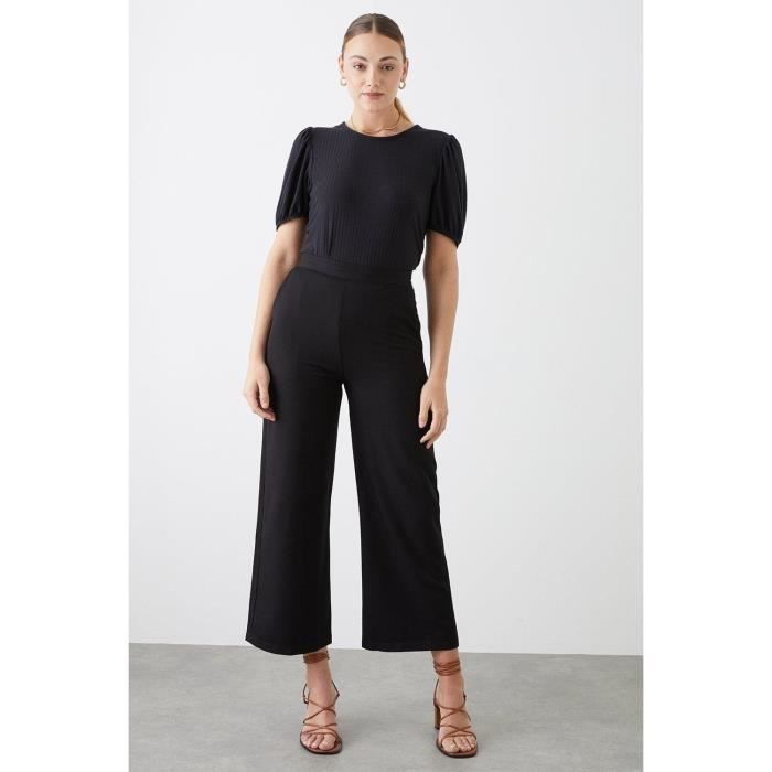 Dorothy Perkins Pantaloni Culotte Stampa Pappagallo - Colore Kaki, Vita Elastica, Donna - copertina