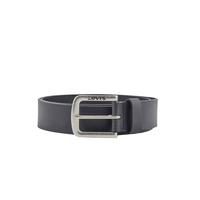 Ceinture en cuir noire Levi's homme