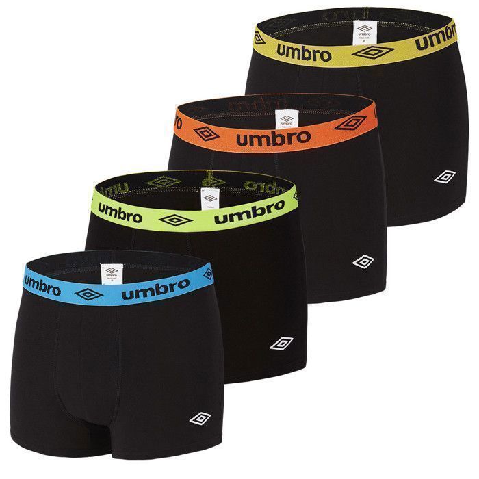 UMBRO Boxer Homme Coton, Calecon Homme, Peaux-sensibles, Anti-irritation  (Lot de 4) Multicolore - Cdiscount Prêt-à-Porter