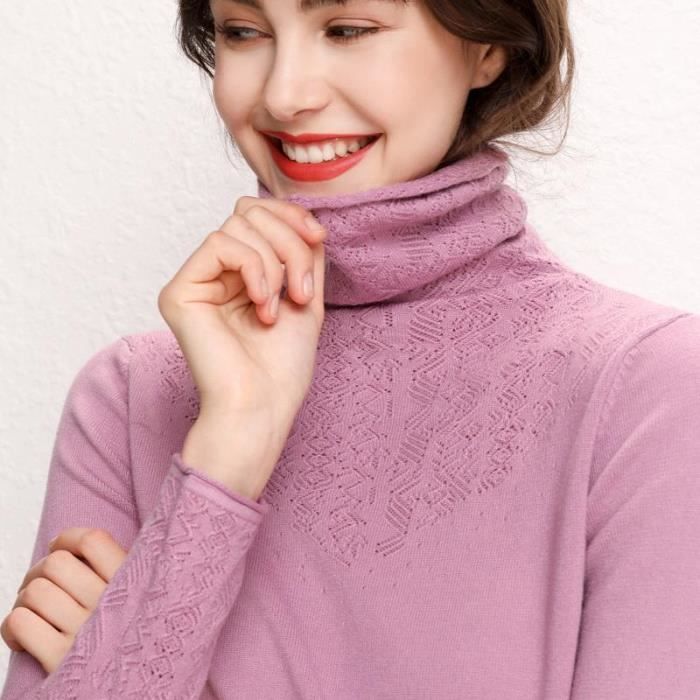 Pull coton online femme hiver