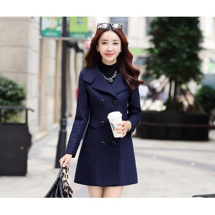 Manteau femme hiver clearance bleu marine