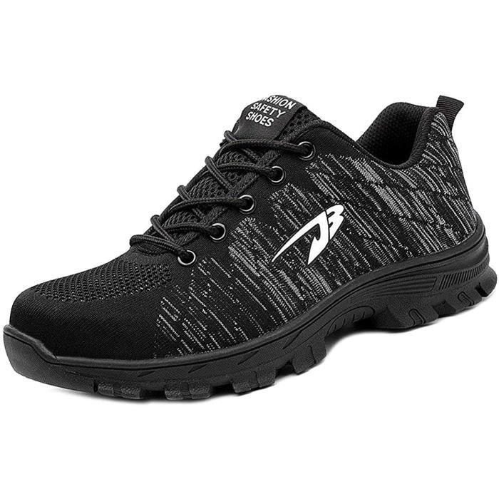 Chaussures de Sécurité unisexes à Bout en Acier - Anti-perforation